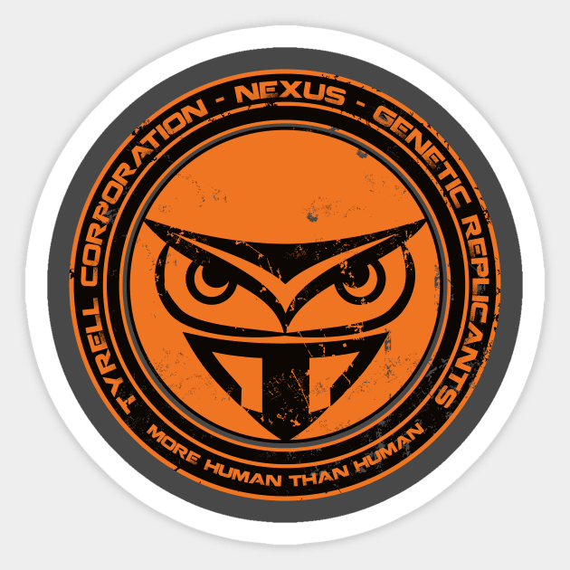 TYRELL CORPORATION - NEXUS - GENETIC REPLICANTS Sticker by KARMADESIGNER T-SHIRT SHOP